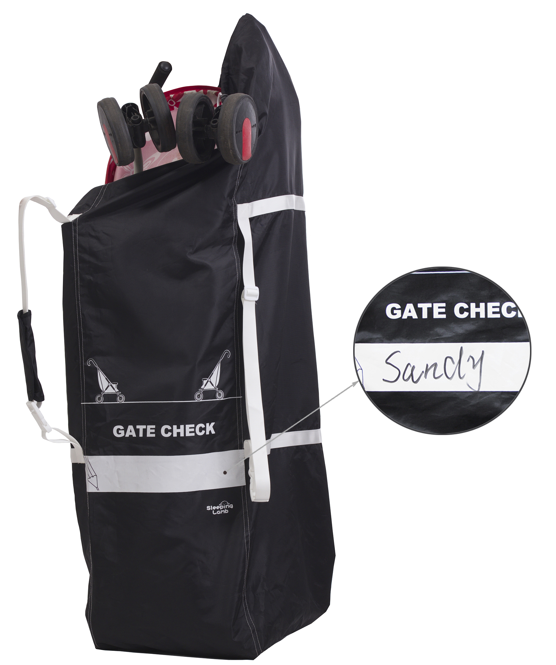 Gate Check Stroller Travel Bag for Umbrella Strollers