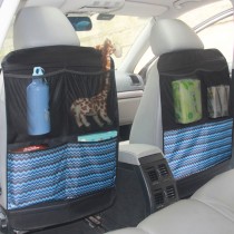 Kick Mat with 3 organizer pockets， good seat savers to protect your backseat