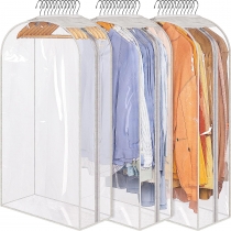 10" Gusseted Clear Garment Bags(40")