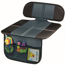 Nonskid Mat Seat Protector with Organizer (Grey)