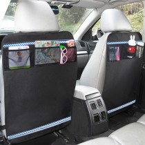 Kick Mat with 3 organizer pockets， good seat savers to protect your backseat