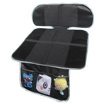 Nonskid Mat Seat Protector with Organizer (Grey)